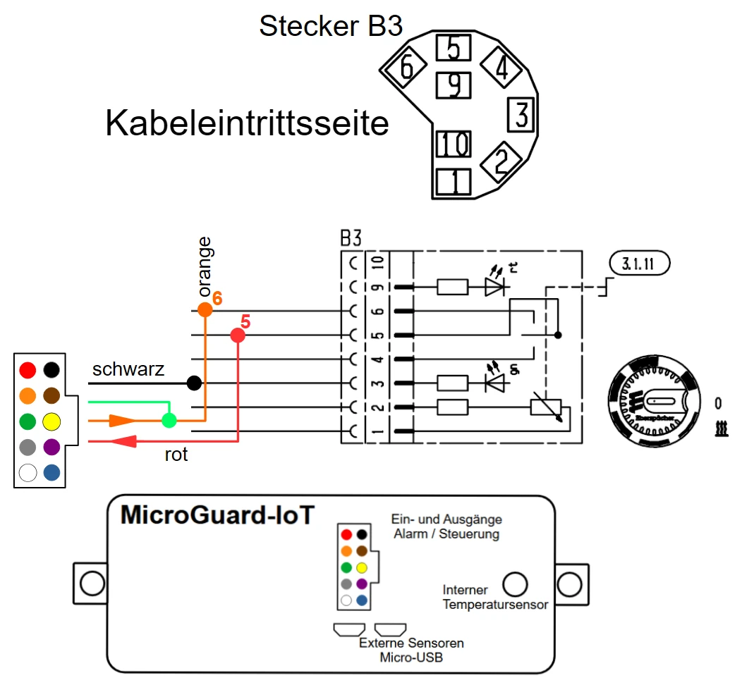 D8LC (1) Anschluss ohne Temperaturregelung