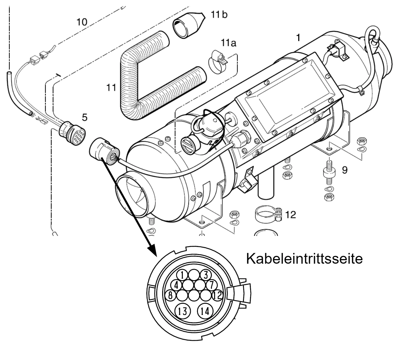 Stecker zum Regler
